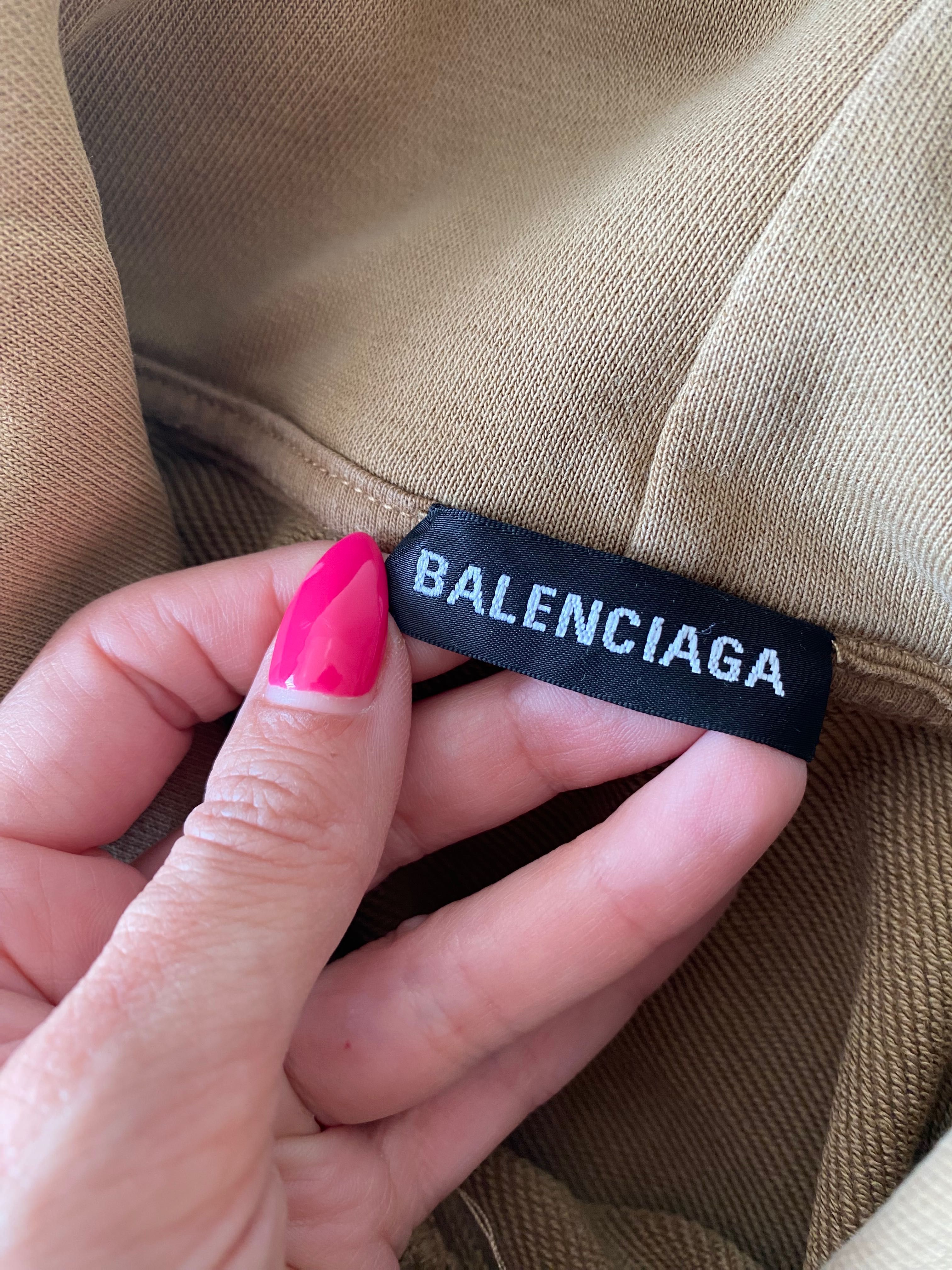 Bluza Balenciaga karmel beżowy L vitkac blogerska unisex oryginalna
