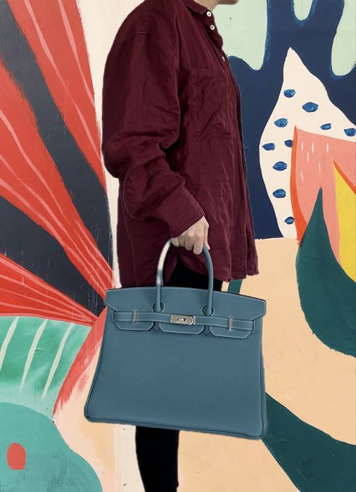 Designerska torba ze skóry naturalnej Birking Firkin