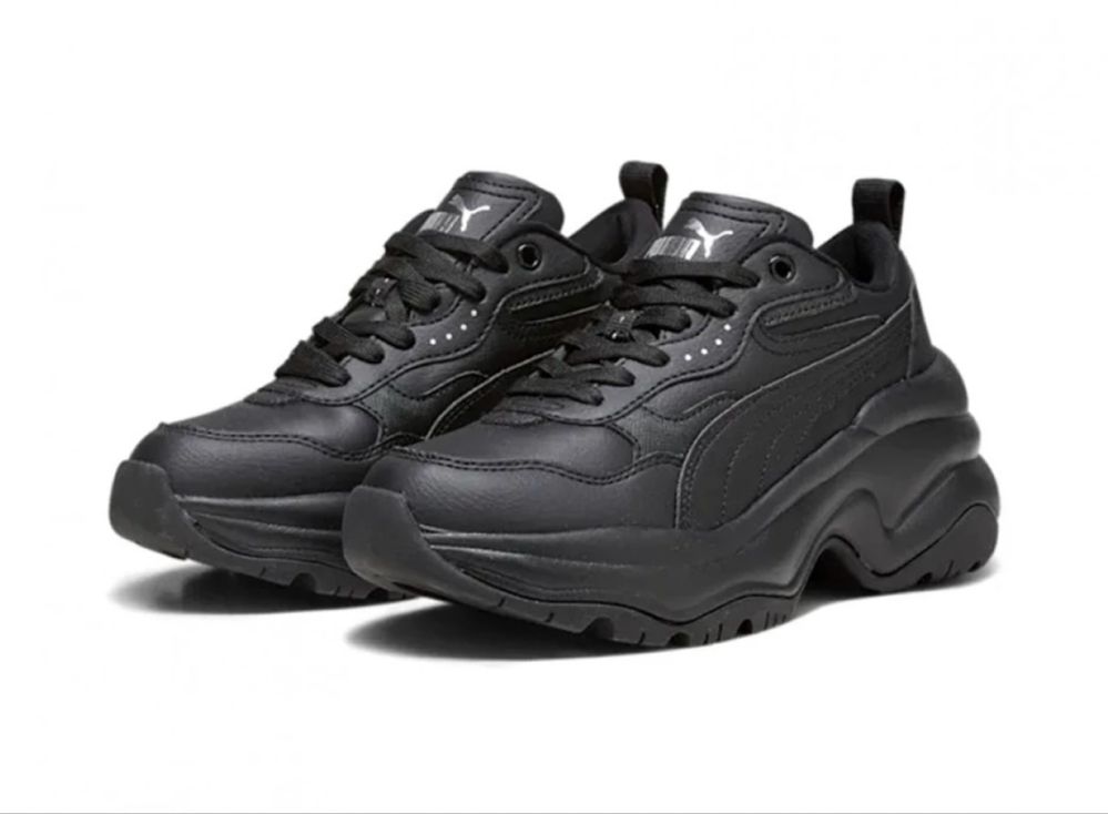 Кросівки Puma Cilia Wedge чорні демісезони