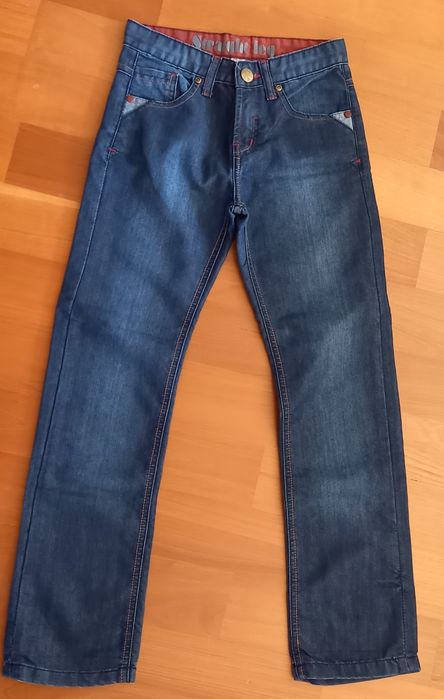 Spodnie chłopięce jeansowe na 9-10 lat