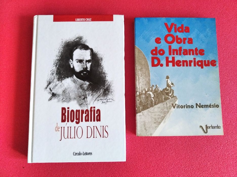 Livros de Vasco da Gama, Júlio Dinis, Infante D. Henrique e Marcelino