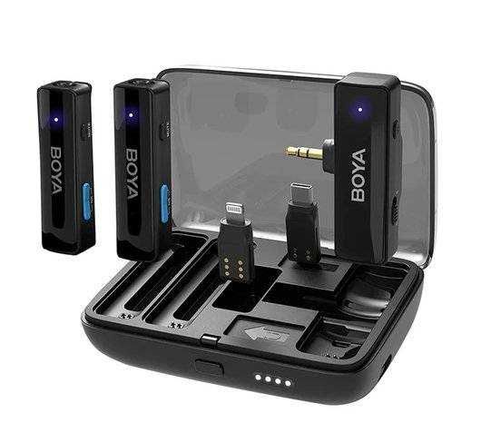 Boya BoyaLink 2шт бездротовий мікрофон Беспроводной Петличный Микрофон