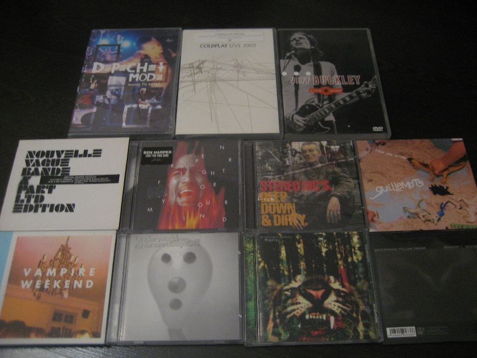 CDs portugueses e estrangeiros (B-C): Bjork, Caetano, Camané,Chico,etc