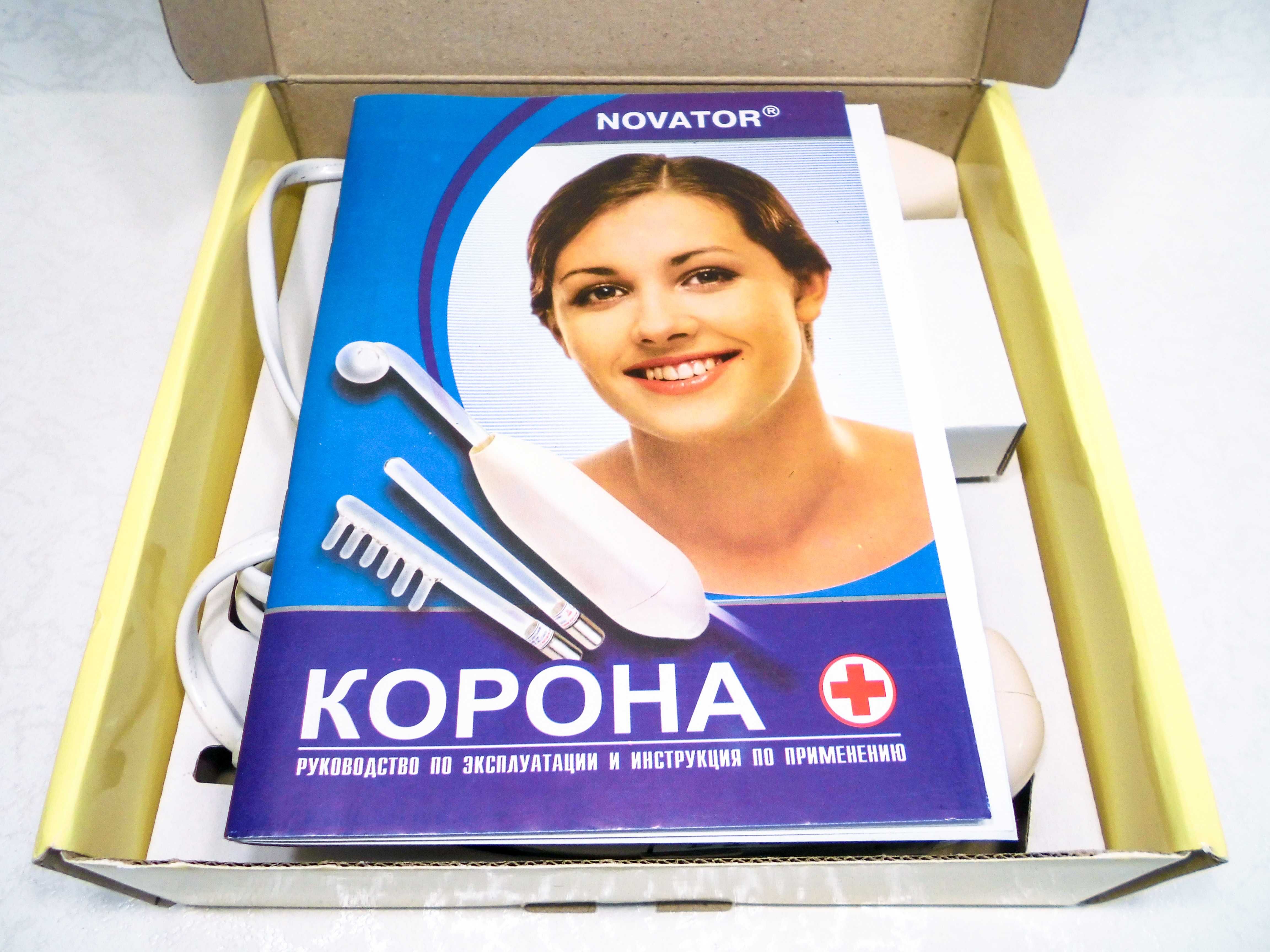 Аппарат для местной дарсонвализации Корона Novator