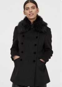 Нове Пальто H&M Зимове Розмір L Жіноче Чорне