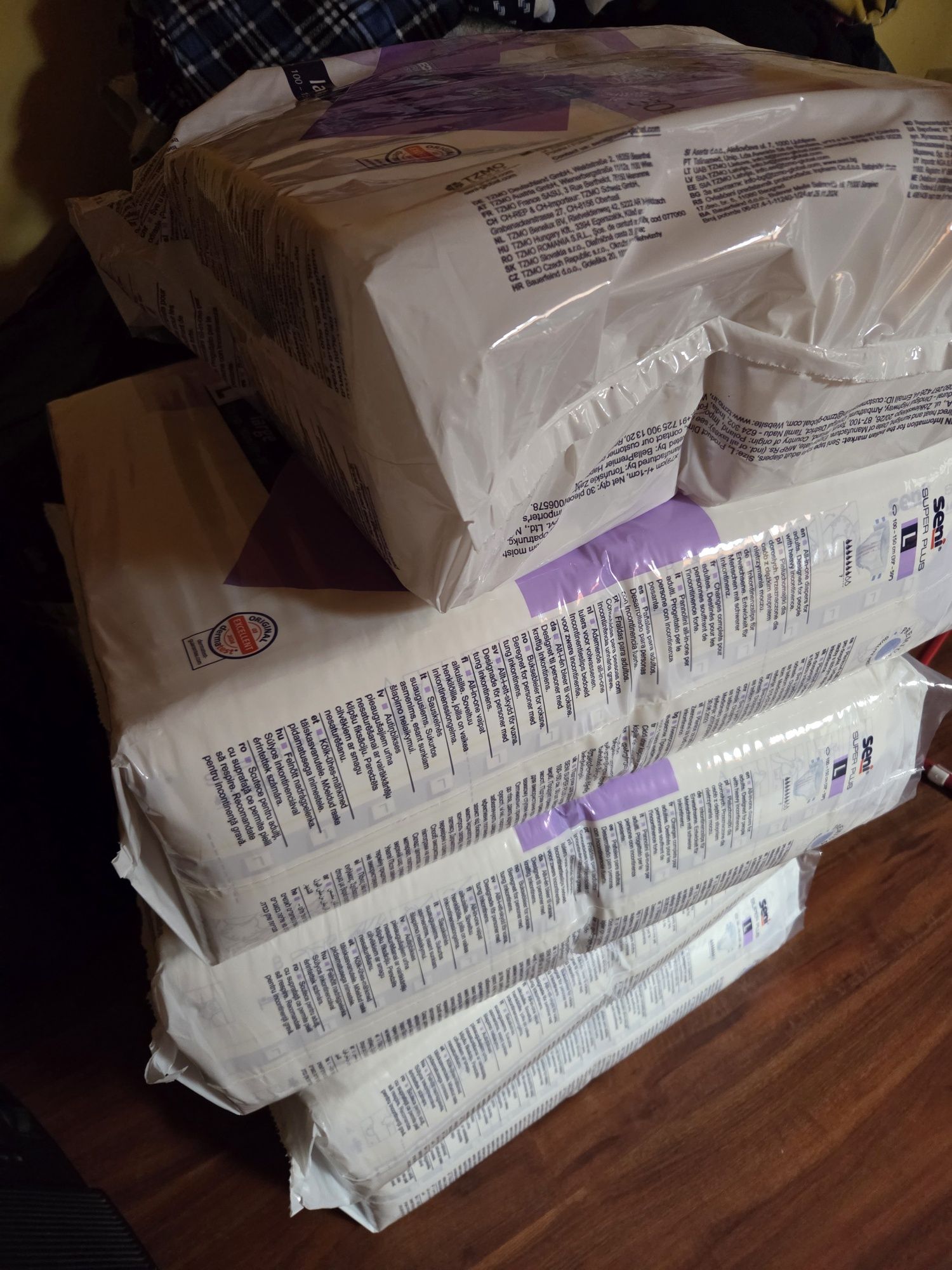 SENI super plus pieluchomajtki dla dorosłych, rozmiar L, 132szt