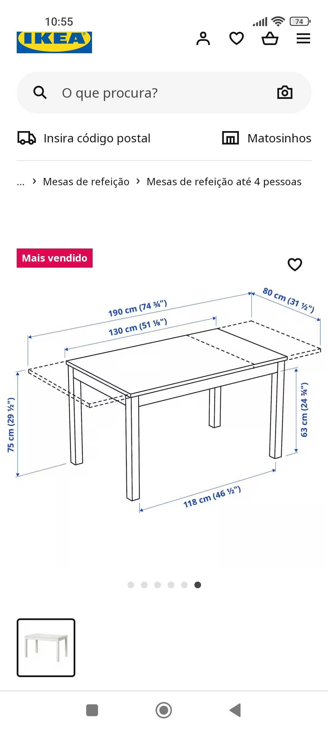 Mesa jantar IKEA