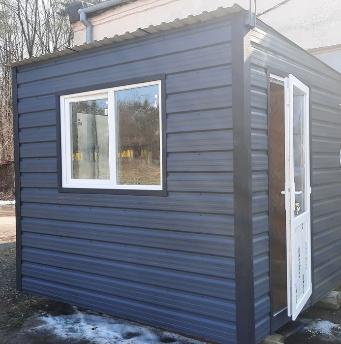 Вагончик, пости охорони, прорабські, побутівки, мобільні офіси.