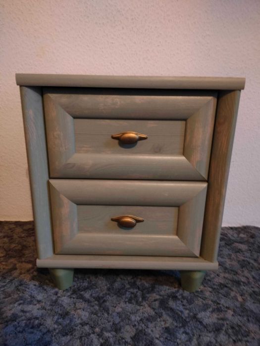 Zestaw mebli Retro Black red white rtv szafa komoda