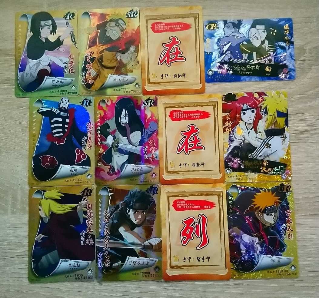 Karty Naruto Booster Box Karty Do Gry w Wojne