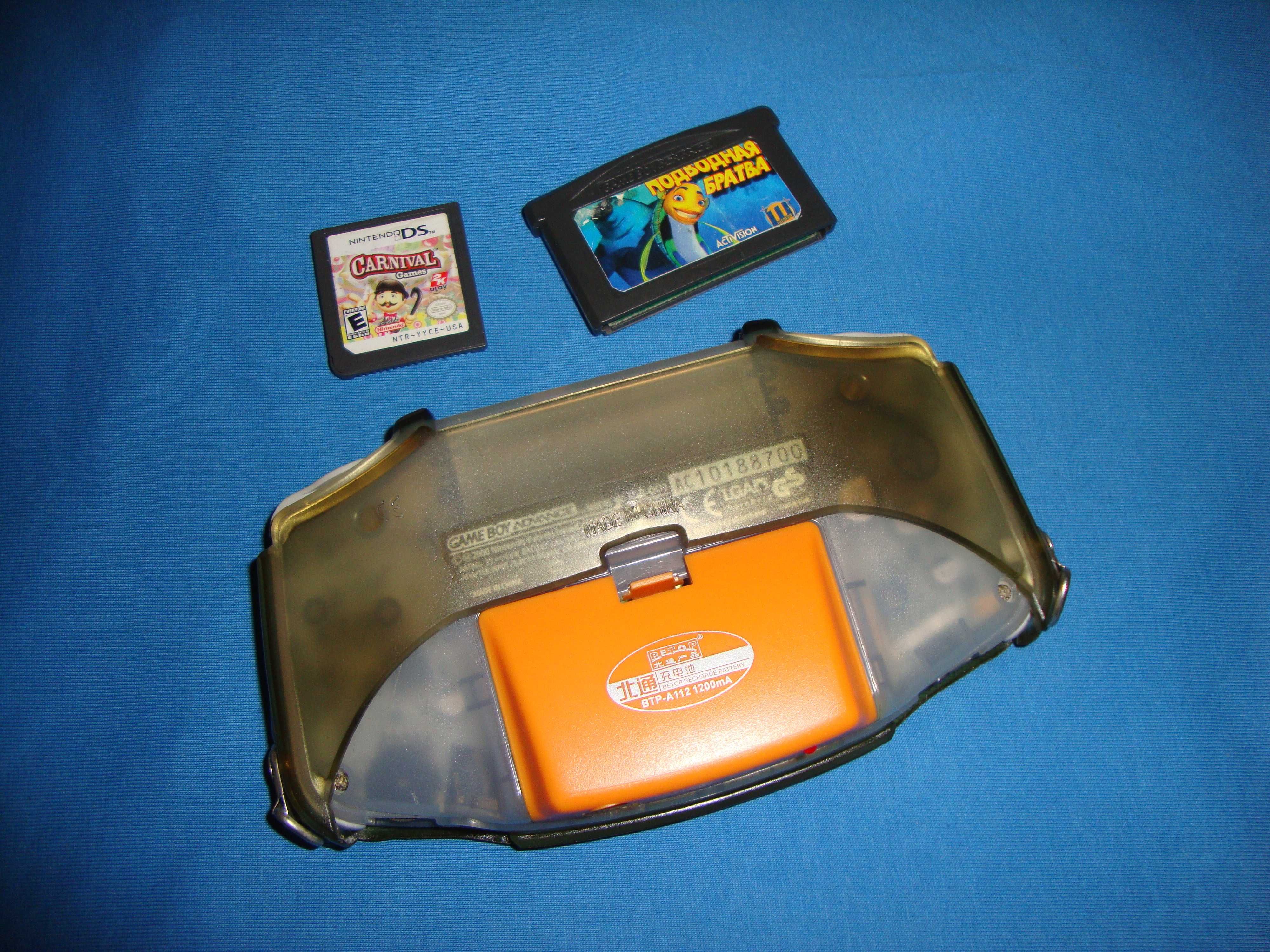 Портативная игровая приставка Nintendo Game Boy Advance + комплект !