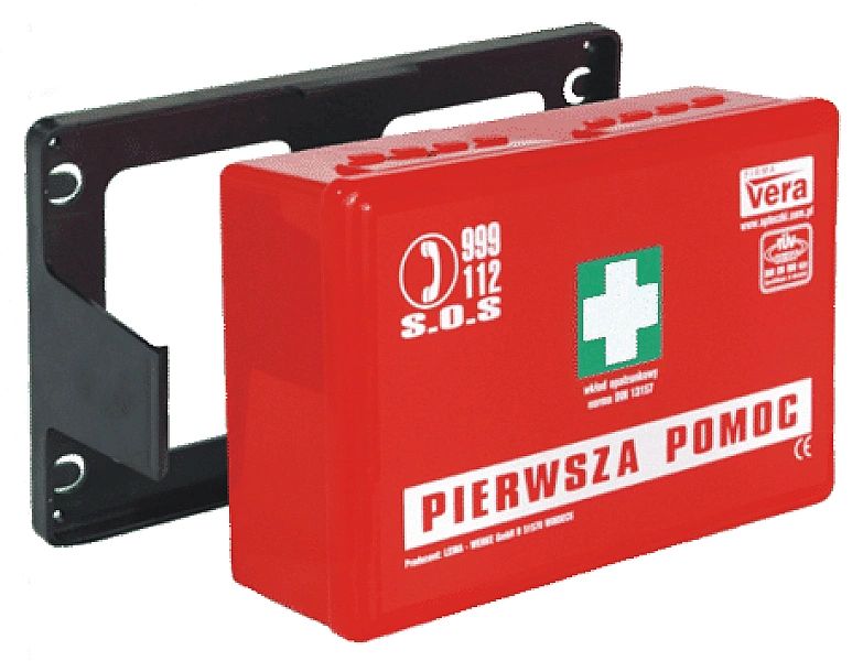 Przemysłowa apteczka pierwszej pomocy STANDARD 13157 w pudełku z tworz