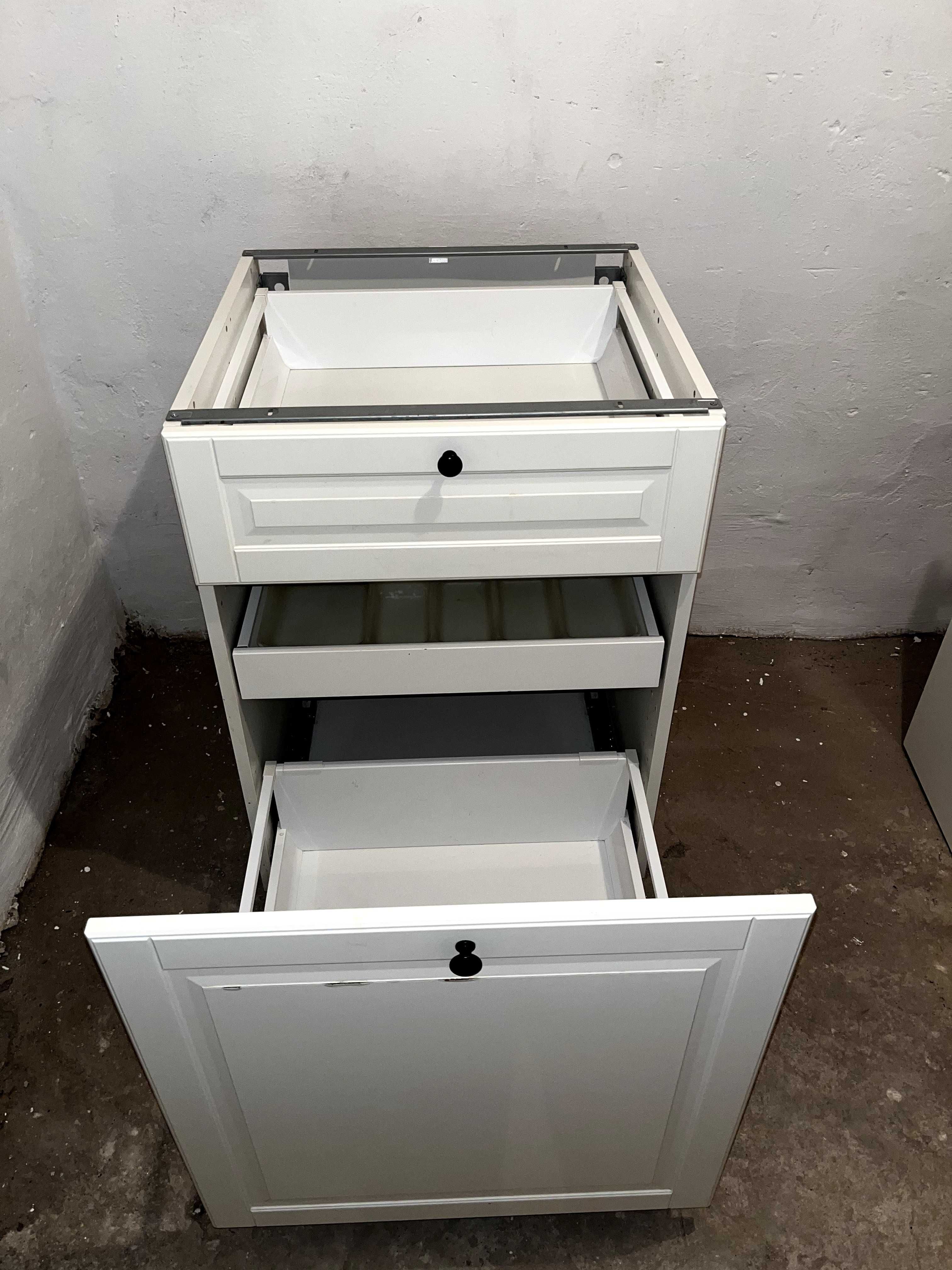 IKEA METOD / MAXIMERA szafka stojąca 60 cm z szufladami front BODBYN