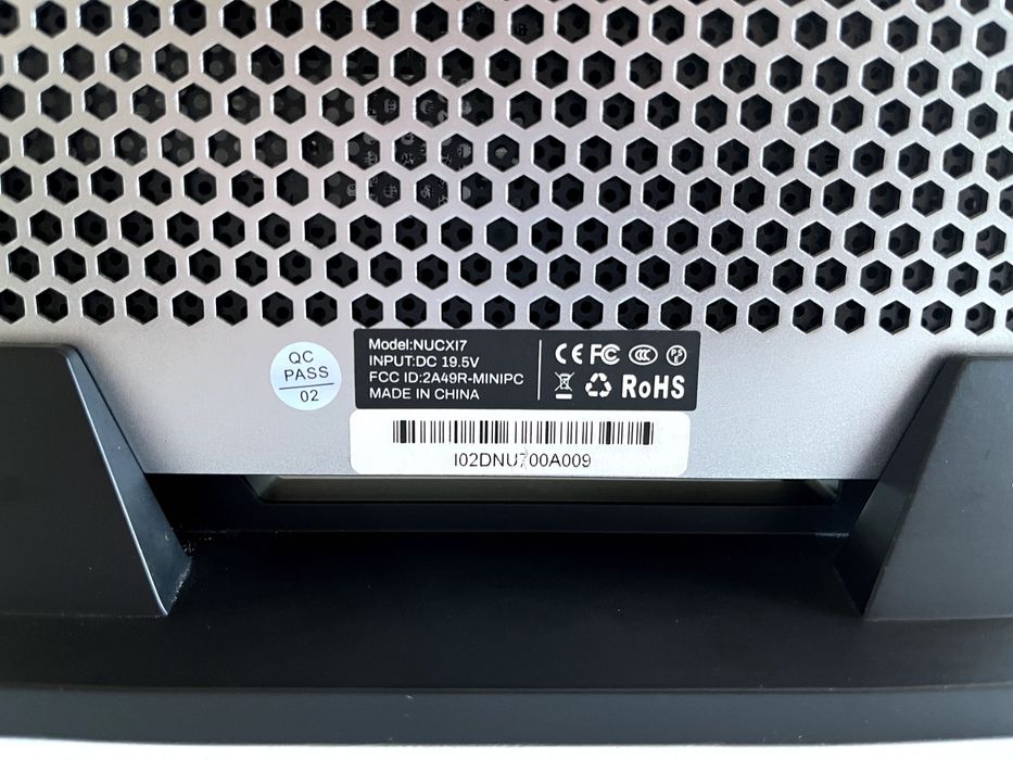 Mini PC Minisforum NUCXI7 Core i7-11800H GeForce 3070 32GB 500GB