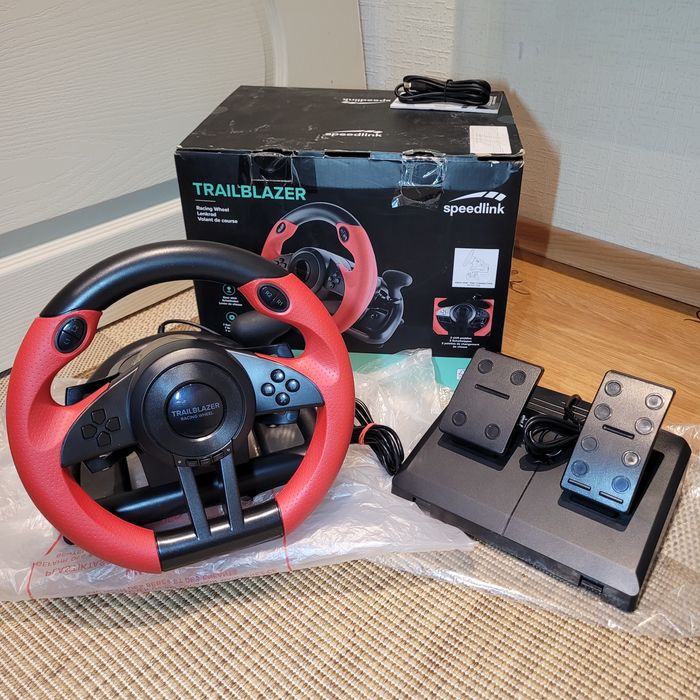 Руль SpeeD-link Trailblazer Racing Wheel for PS4/Xbox One/PS3/PC