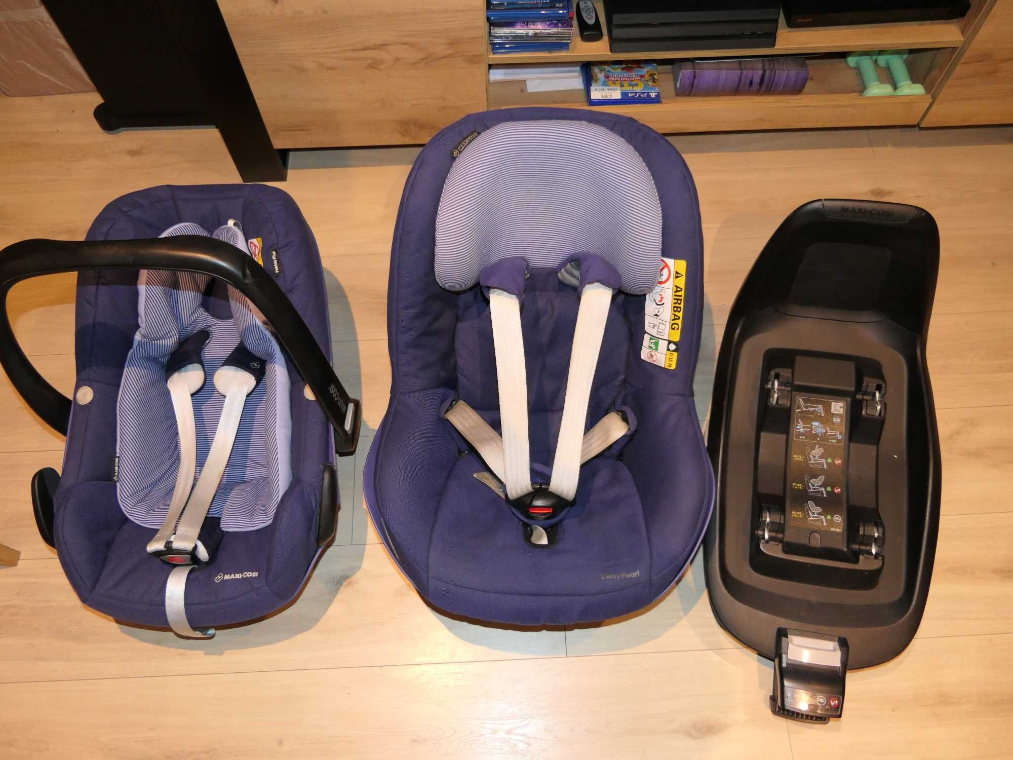 Foteliki Maxi Cosi Complet - Pebble Plus, 2Way Pearl, 2Way Fix bdb