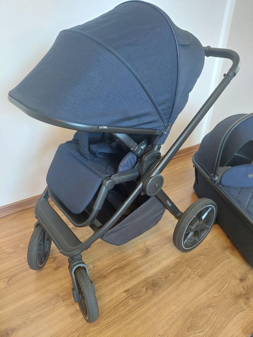 Wózek Venicci Tinum Edge 2w1 ocean z adapterami.