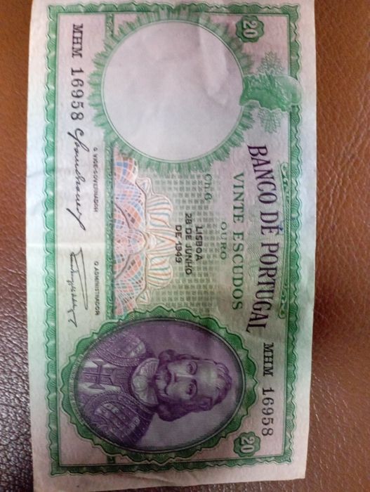 Nota de 20 escudos 1949