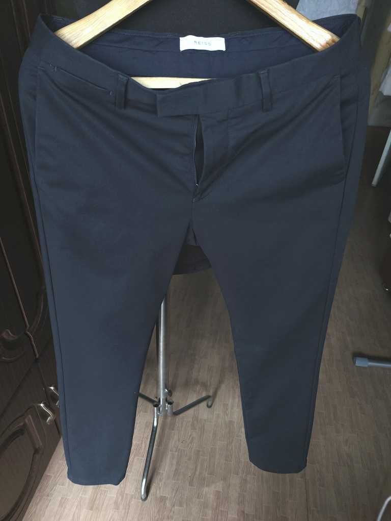 Джинсы (chino Reiss Germany w32 stretch navy.