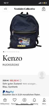 Рюкзак Kenzo Paris оригінал