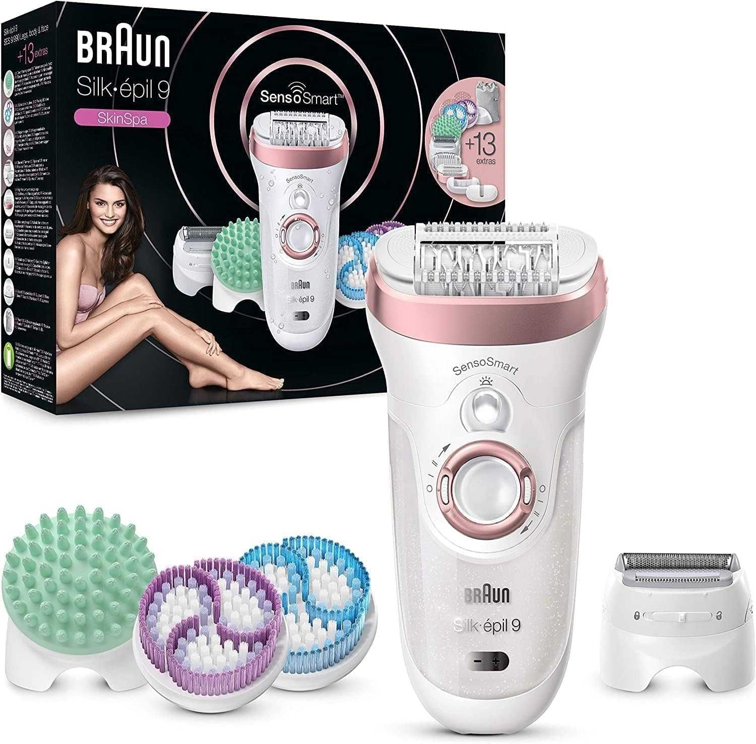 Braun Silk-Epil 9 sense Depilator Skin Spa SES9-990