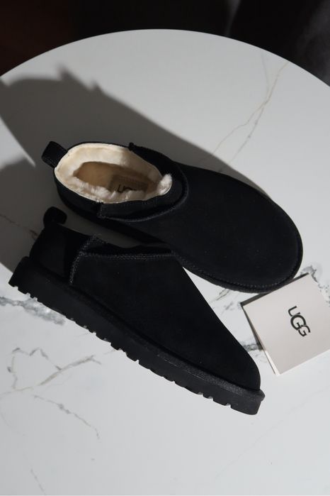37-23,5 см Легкі утеплені Жіночі зимові Ugg Classic Micro Boot Black