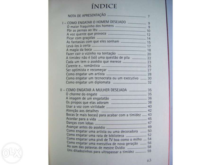 A arte de engatar guia para tímidos de ambos os sexos