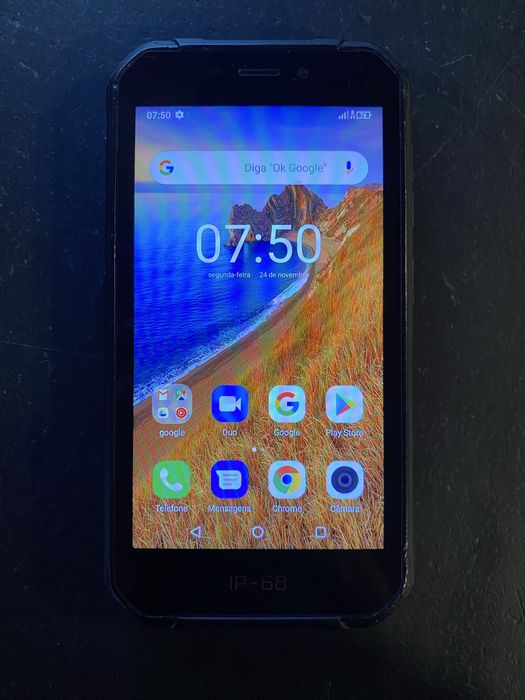 Ulefone armor x6 ip-68 a prova de agua e quedas.
