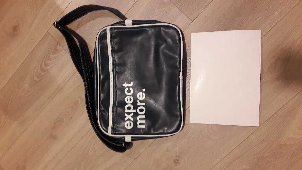 Torba na ramię Expect More. - na laptop/podróż do szkoły/pracy [Nowa]