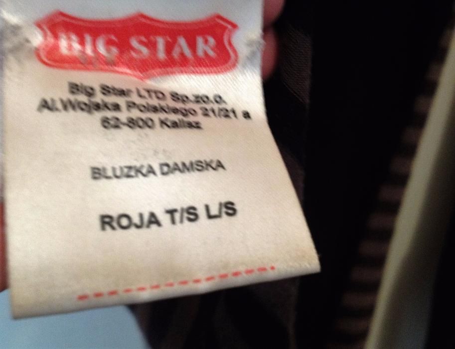 bluzka z długim rękawem Big Star