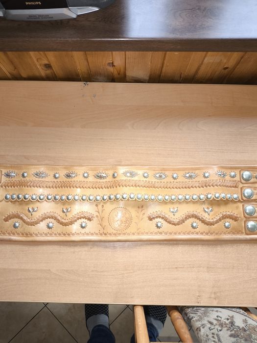 Pas góralski 4 sprzączki