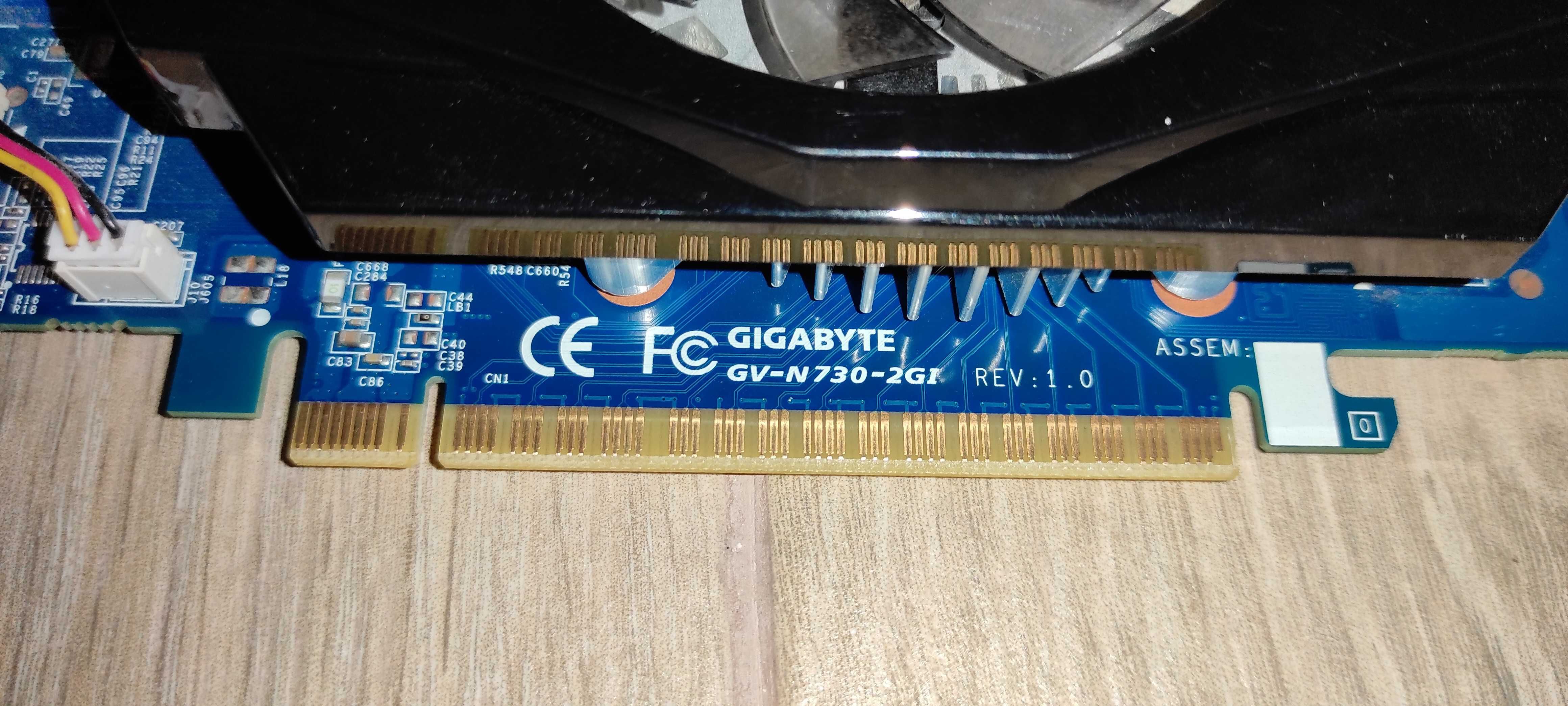 Видеокарта GeForce GT730 2 GB DDR3 (GV-N730-2GI) 128 bit