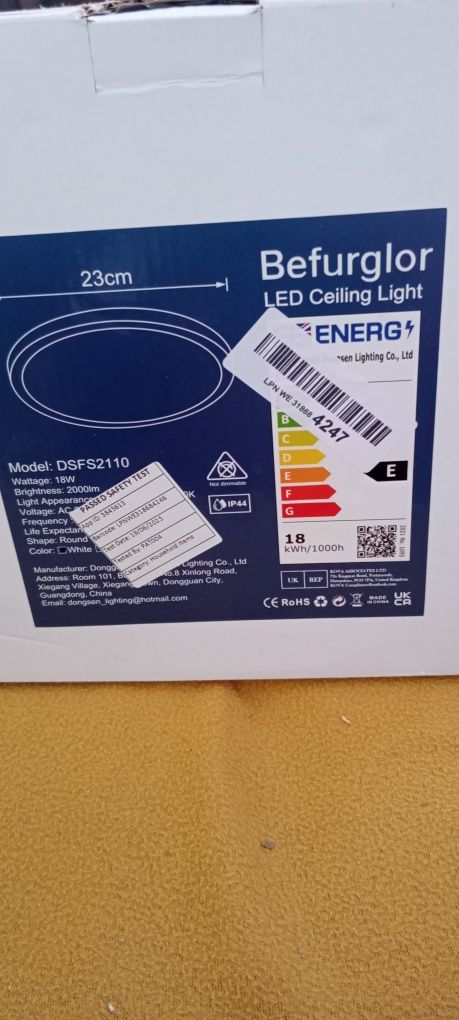 Plafon sufitowy led