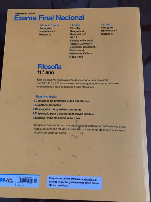 Filosofia preparação  exame 11 Ano