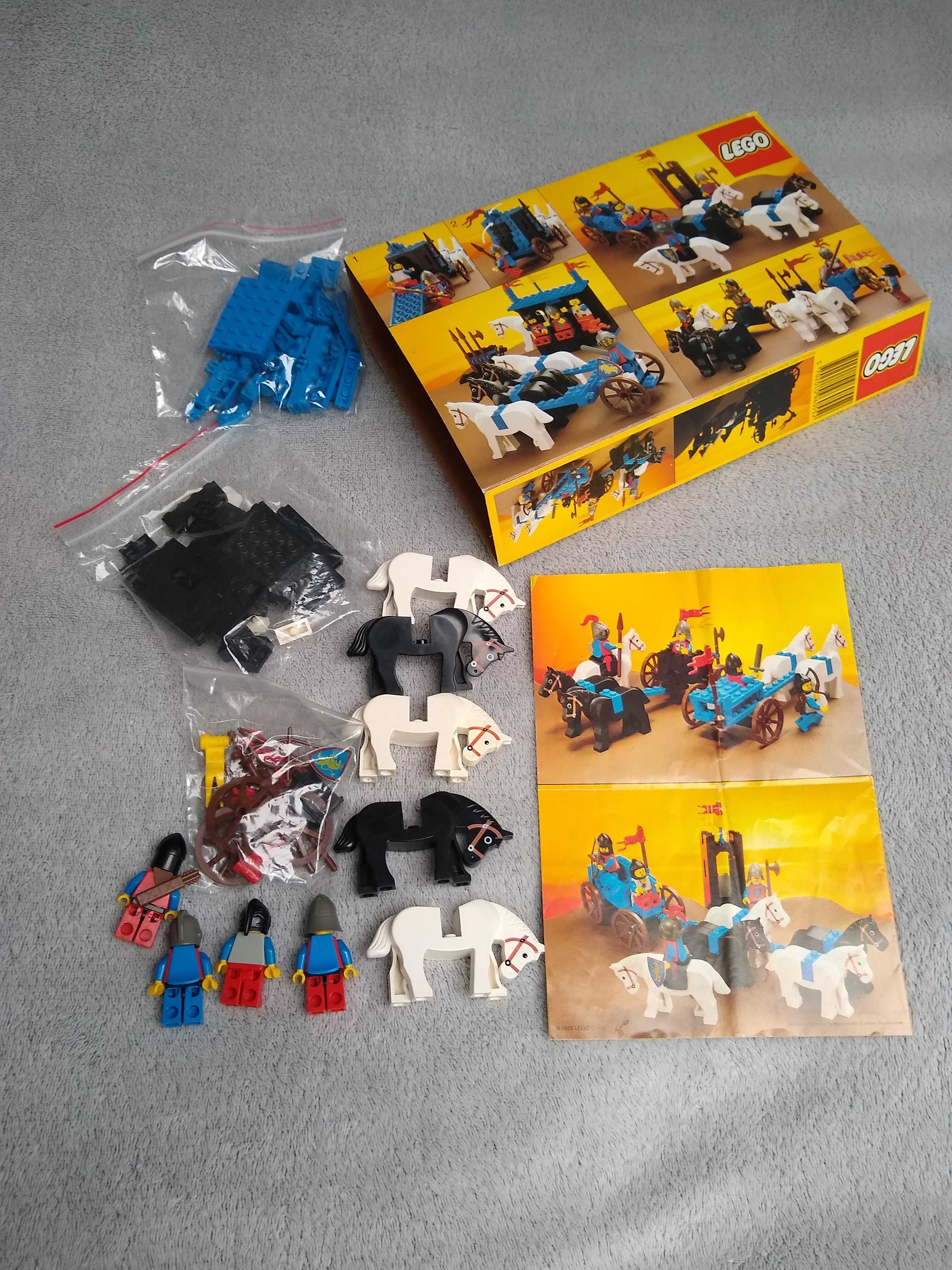 100% Lego 6054 Lego 6055 Castle Rycerze Forestmen Robin Hood Wóz