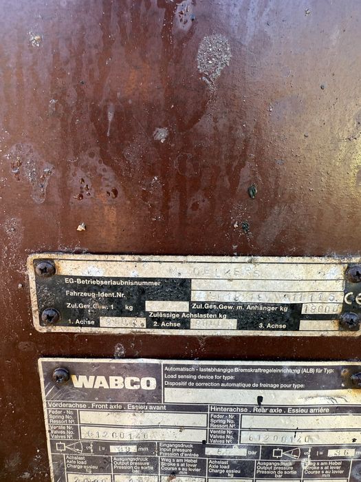 Przyczepy 18 Ton dwie sztuki Oelkres