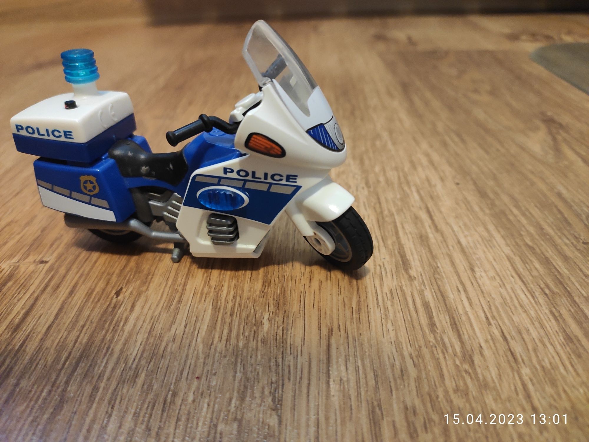 Playmobil 6923 City Action Motor Policyjny Ze Światłem Led
