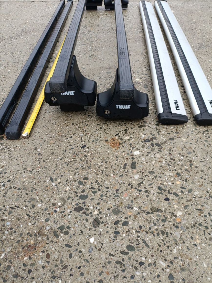uchwyty rowerower Thule proride belki wingbar, square kity stopy box