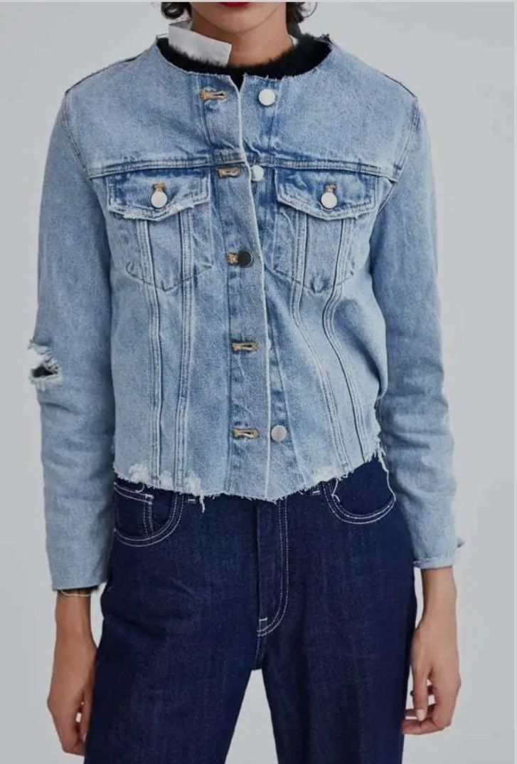 Джинсовка піджак куртка Zara