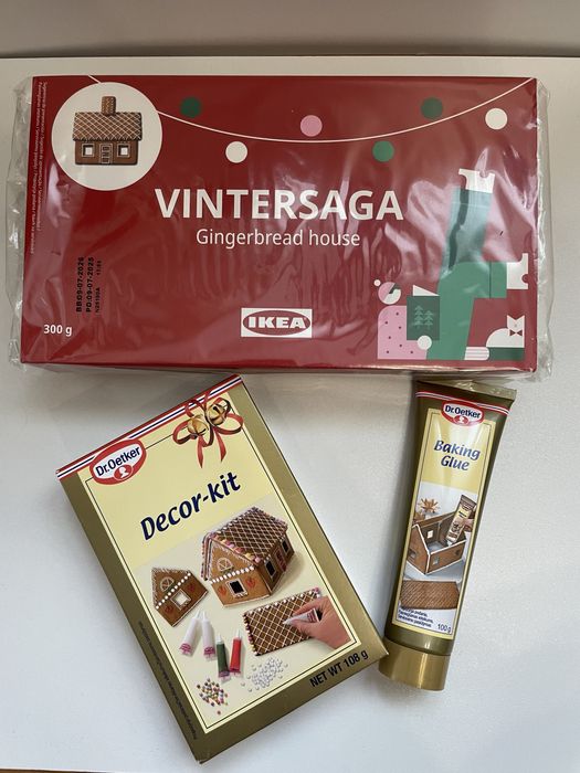 Набір імбирного печива з декором і клеем