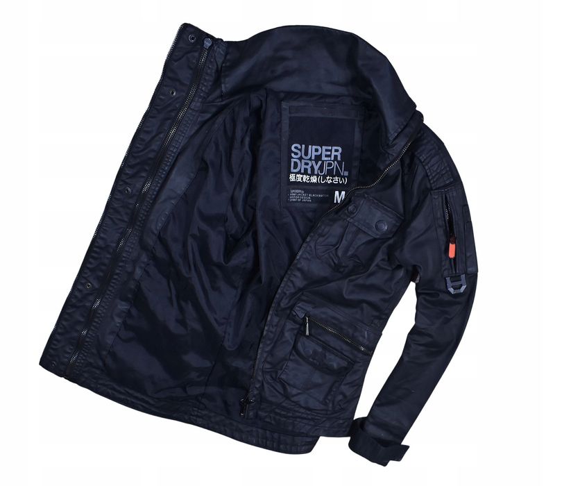 Superdry Blackwaych Woskowana Kurtka Damska / M
