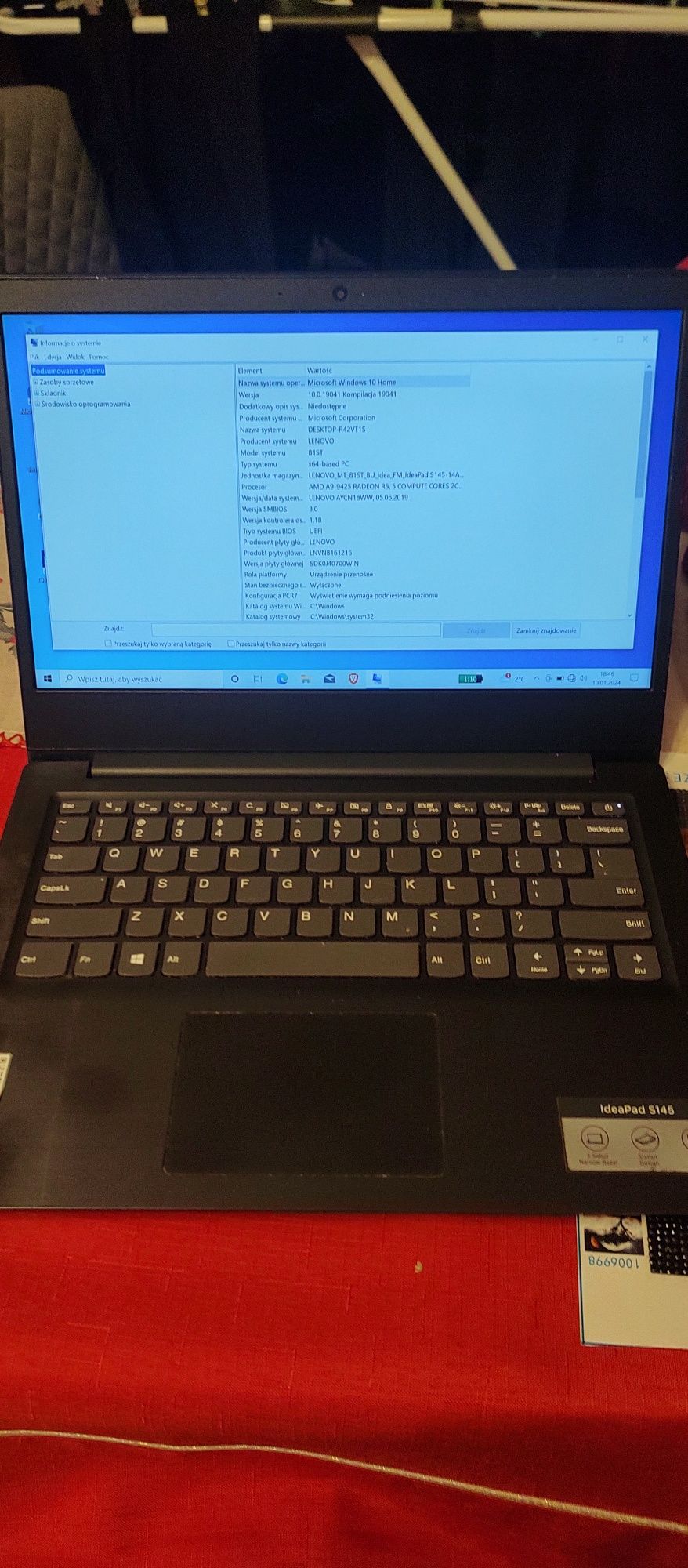 Laptop Lenovo S145, FHD, AMD A9, DDR4, SSD