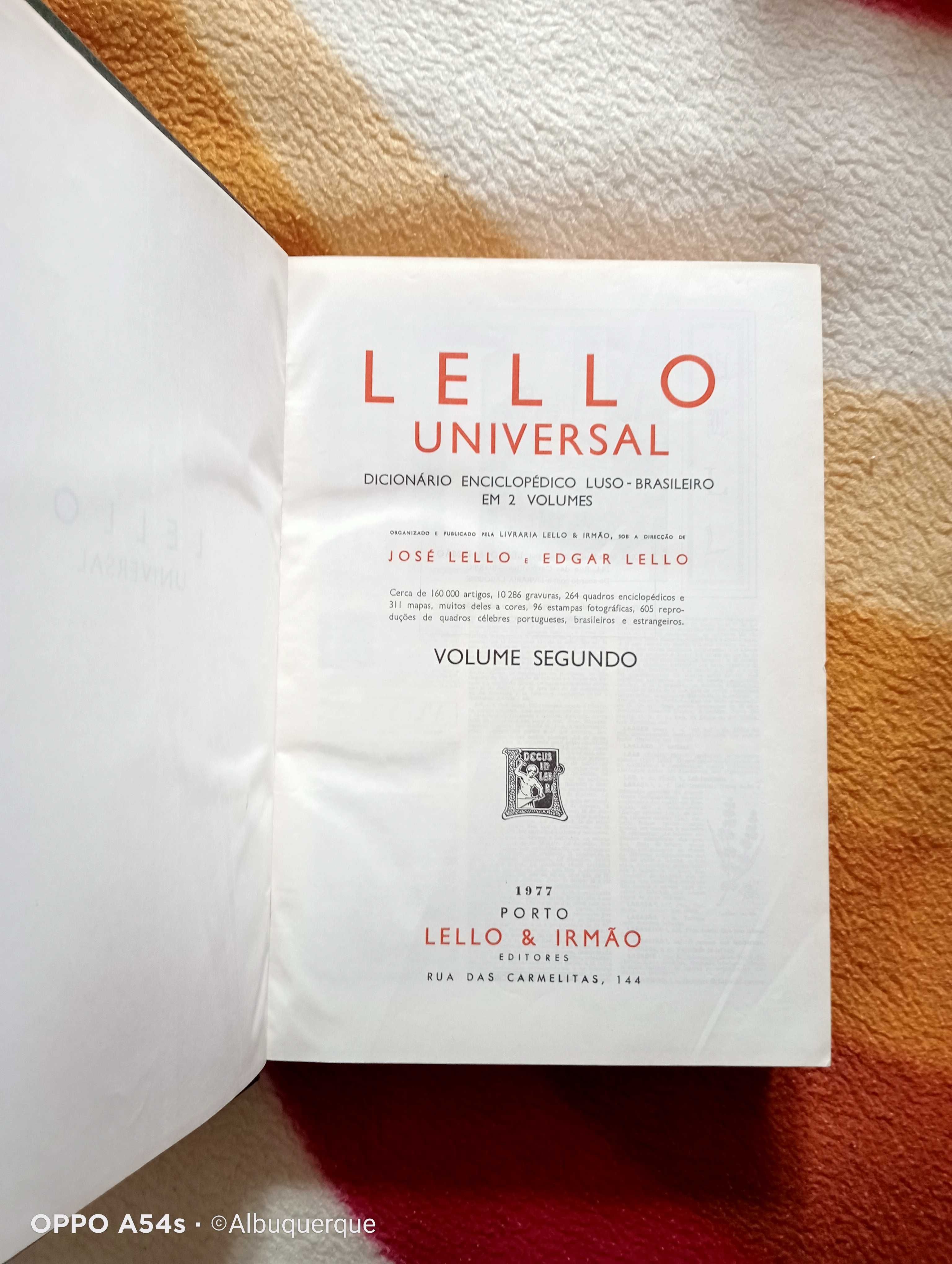 Lello universal:  (2 volumes)