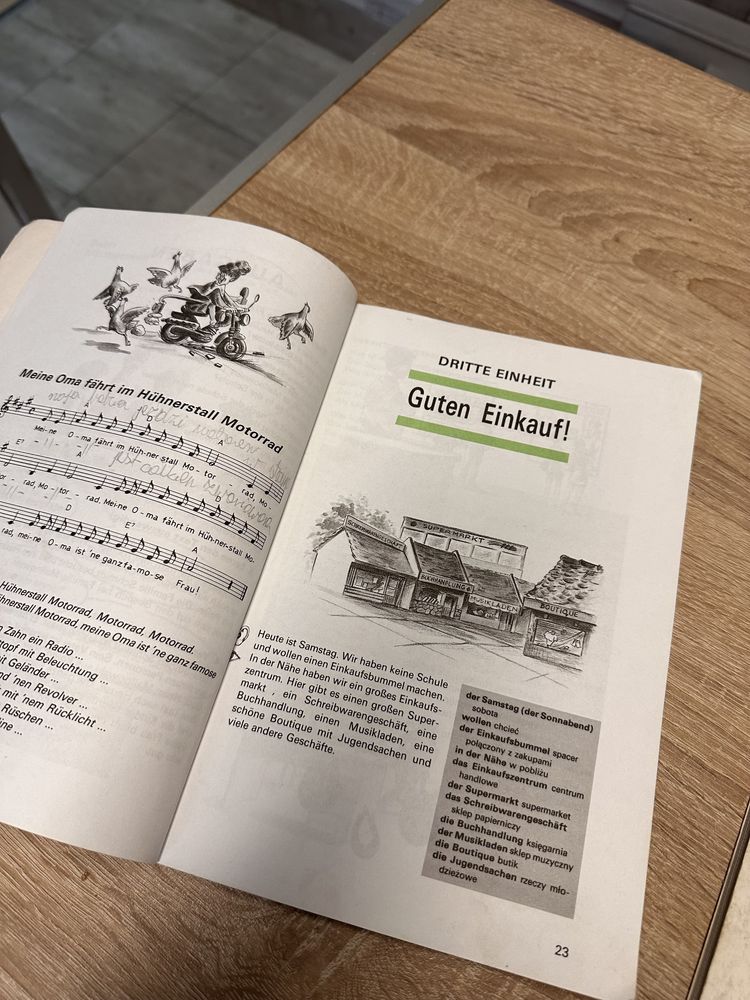 Deutsch mal anders podręcznik i ćw. do j. niemieckiego.Cena za kpl