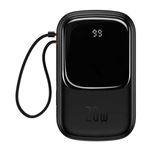 УМБ Baseus 20000mAh 20W Qpow Pro Digital Power Bank Lightning Cable