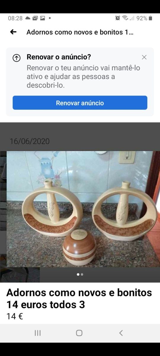 Adornos novos e bonitos