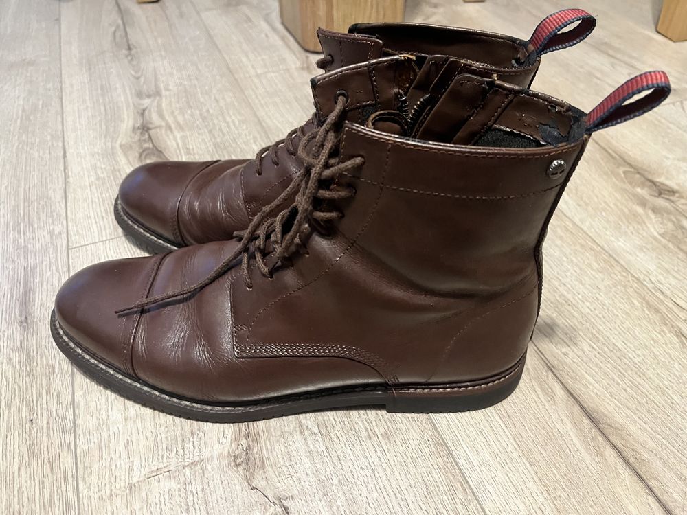 Wysokie buty męskie Timberland skóra rozmiar 42