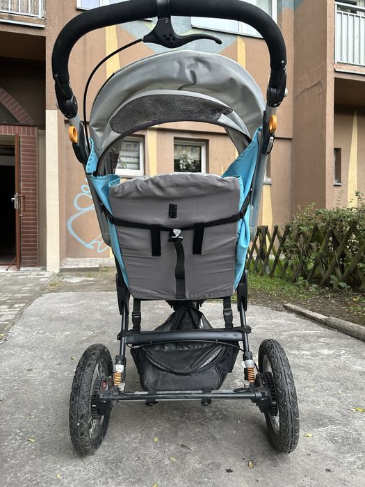 Rewelacyjny wózek górski, z hamulcem