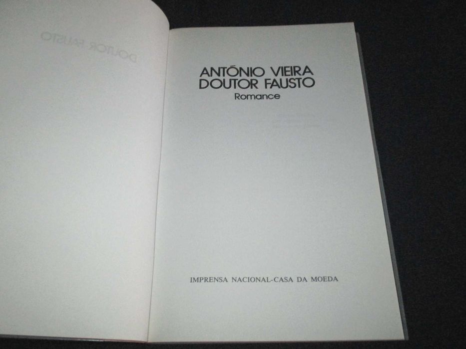 Livro Doutor Fausto António Vieira INCM