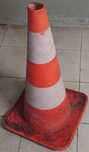 Cone de sinalização obras